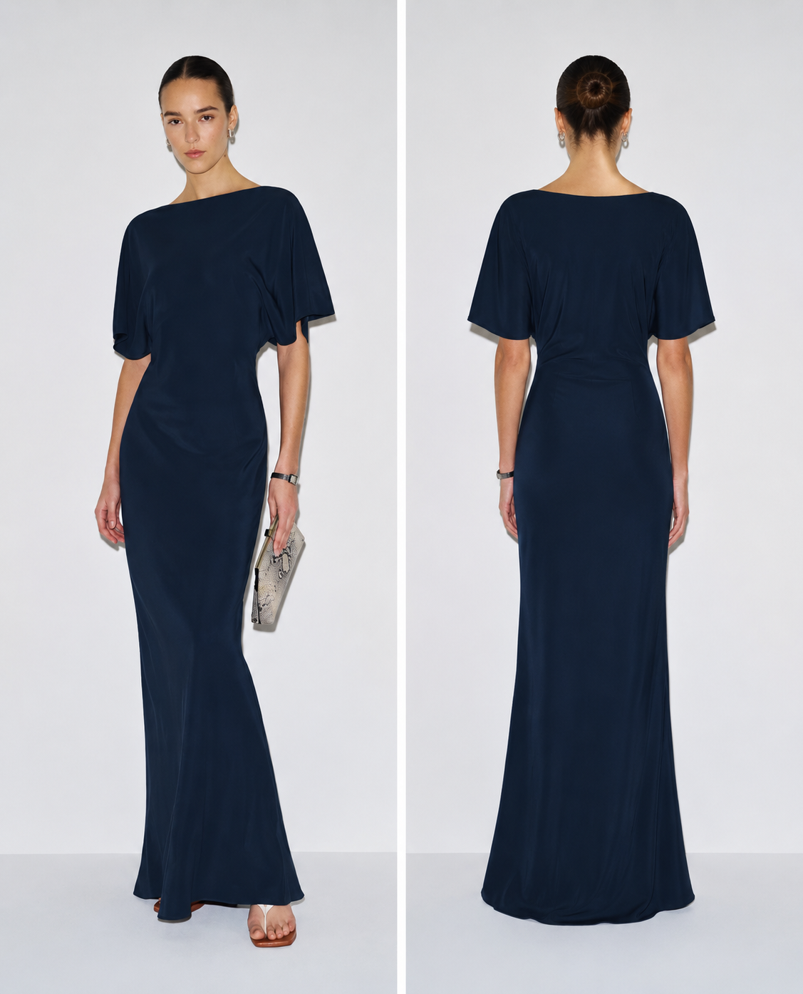 Draped Maxi Dress
