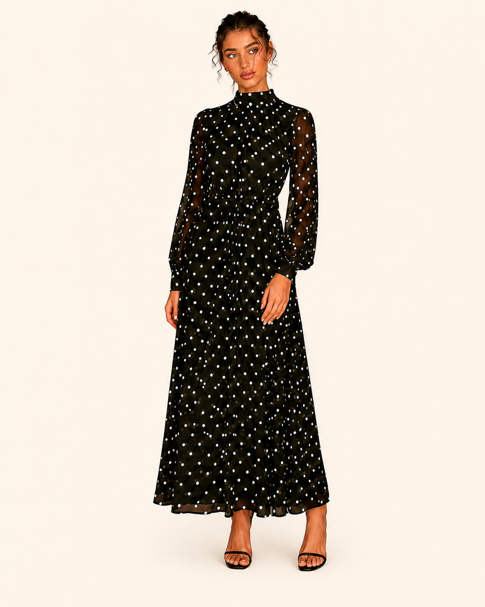 The Park Avenue Polka Dot Dress