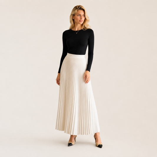 Madison Pleated Maxi Skirt