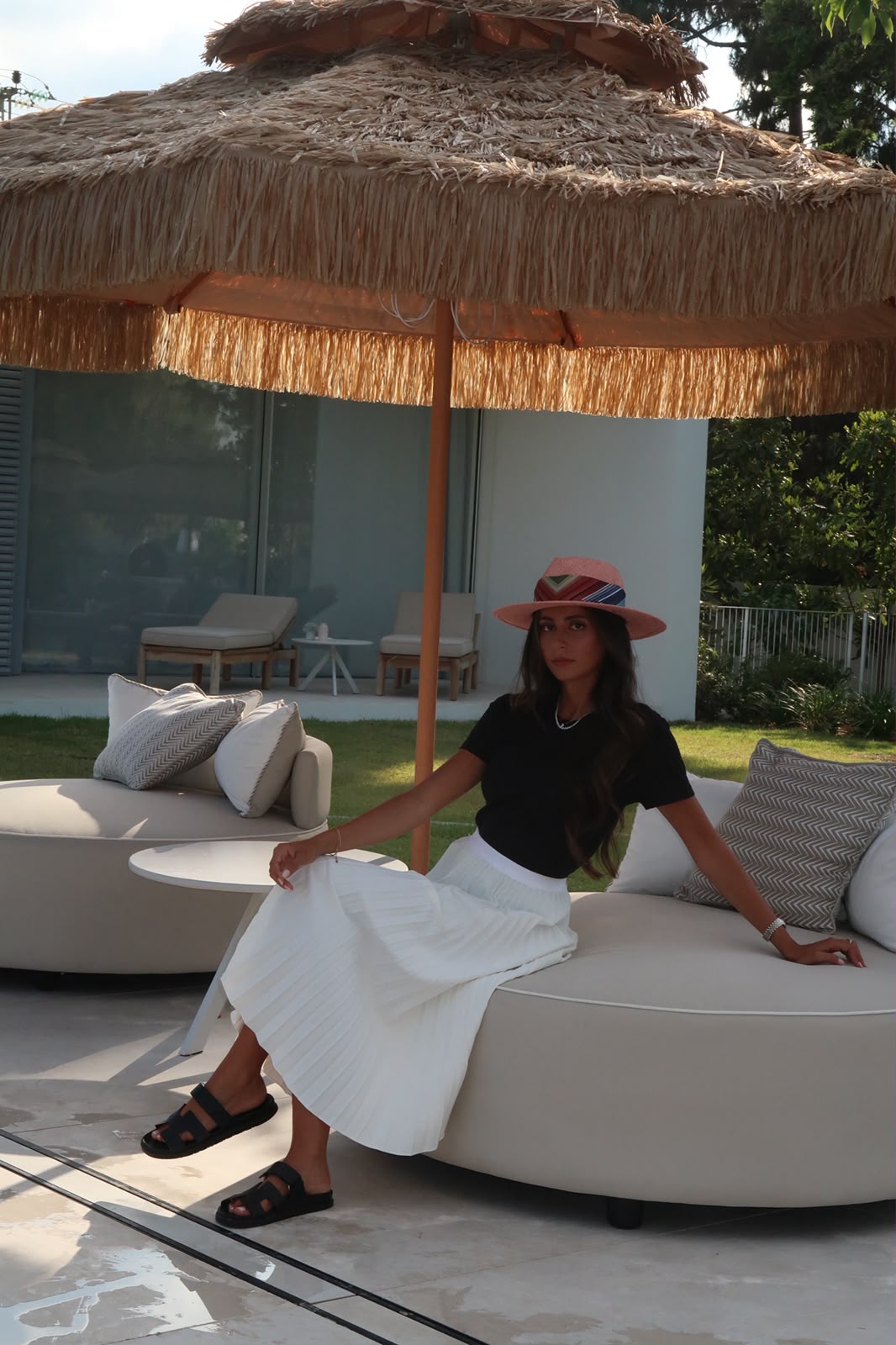 Madison Pleated Maxi Skirt