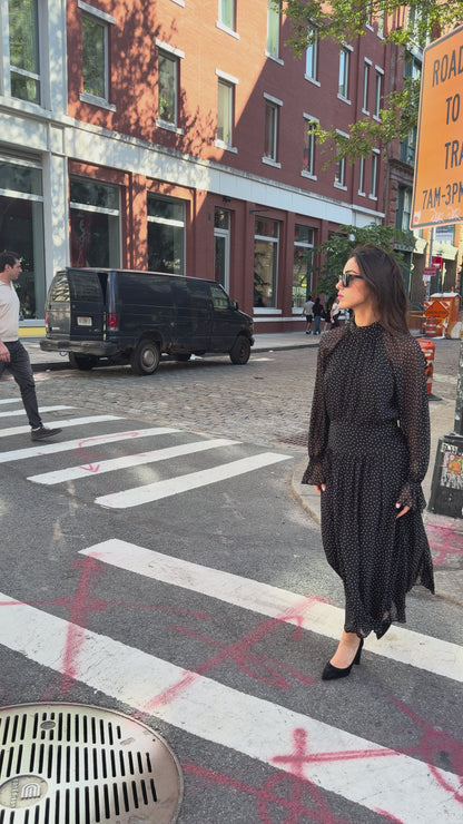 The Park Avenue Polka Dot Dress